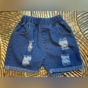 Stylish Blue Denim Kids Shorts
